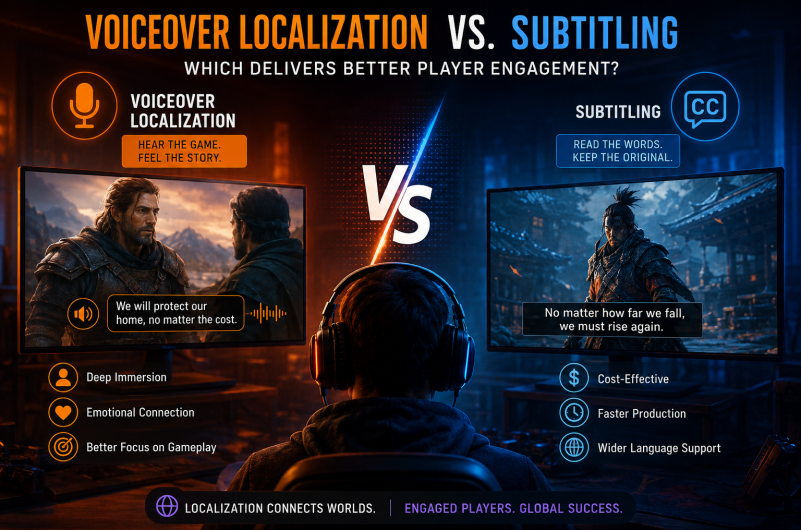Voiceover Localization vs. Subtitling Which Delivers Better Player Engagement