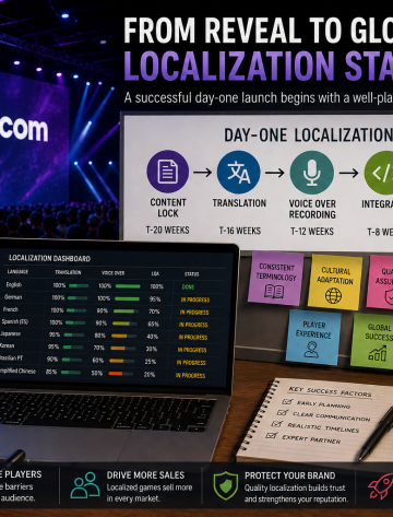 From Booth to Global Launch How Gamescom Reveals Shape Day-One Localization Timelines