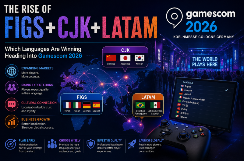 Gamescom 2026 Why FIGS+CJK+LATAM Is the New Global Localization Standard