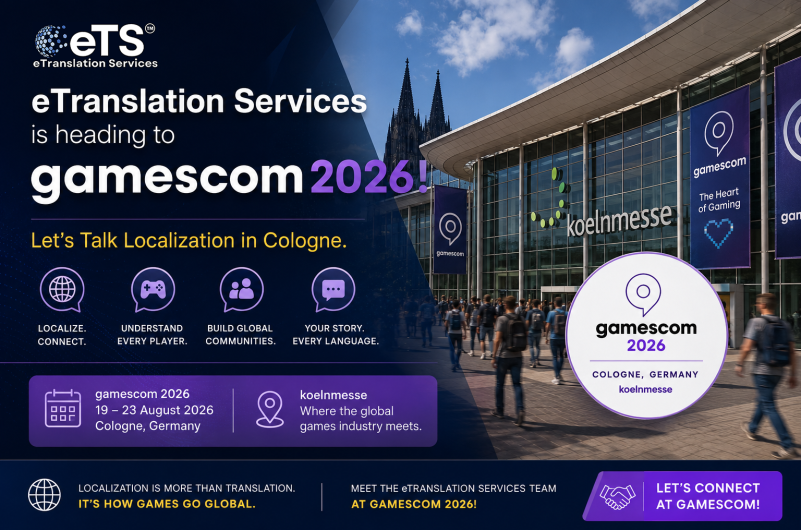 eTranslation Services is Heading to Gamescom-2026