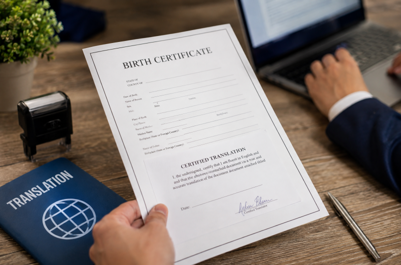Birth Certificate Translation