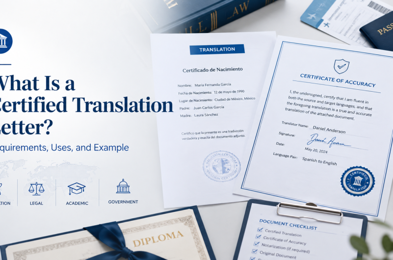 What Is a Certified Translation Letter