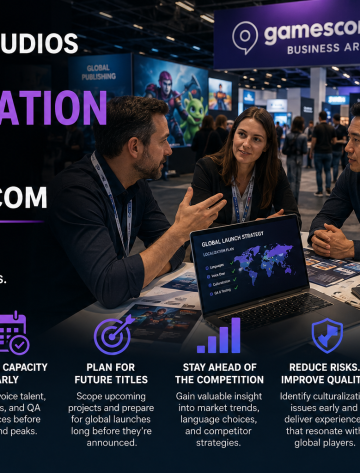 Why AAA Studios Bring Localization Leads to Gamescom for Better Global Launches