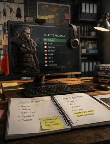 Game translation and cultural adaptation for global markets