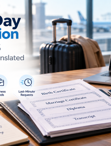 Same Day Translation Services