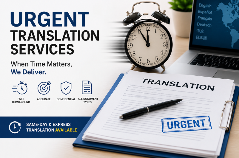 Urgent Translation Services When Do You Need Them