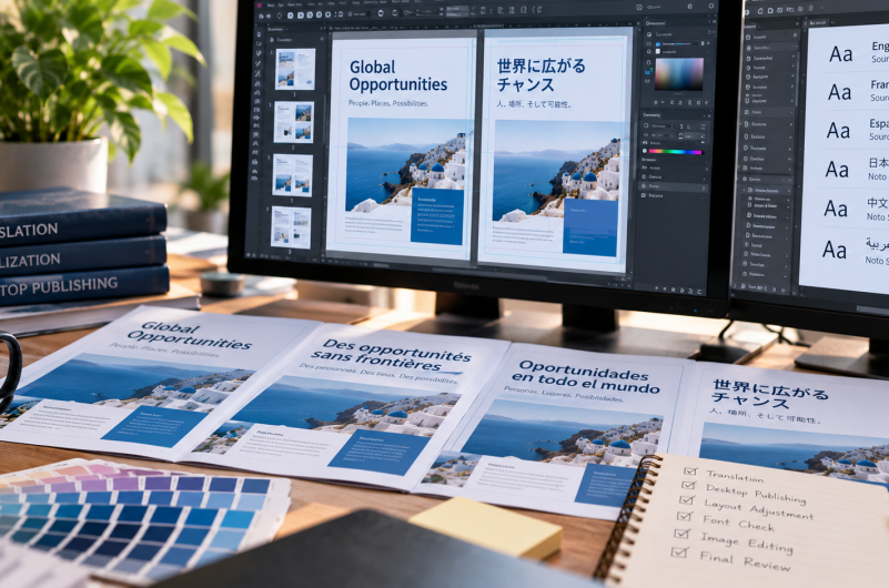 Multilingual Desktop Publishing