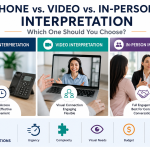 Phone, Video, or In-Person Interpretation