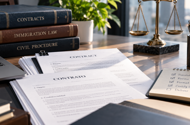 Translation Services for Legal Documents